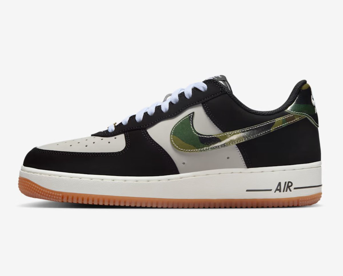 SOLELINKS's tweet image. Ad: New Low Price: Nike Air Force 1 Low 'Camo Swoosh' at $65.23 + FREE shipping, use code STRONG =&amp;gt; tinyurl.com/574j2ww8