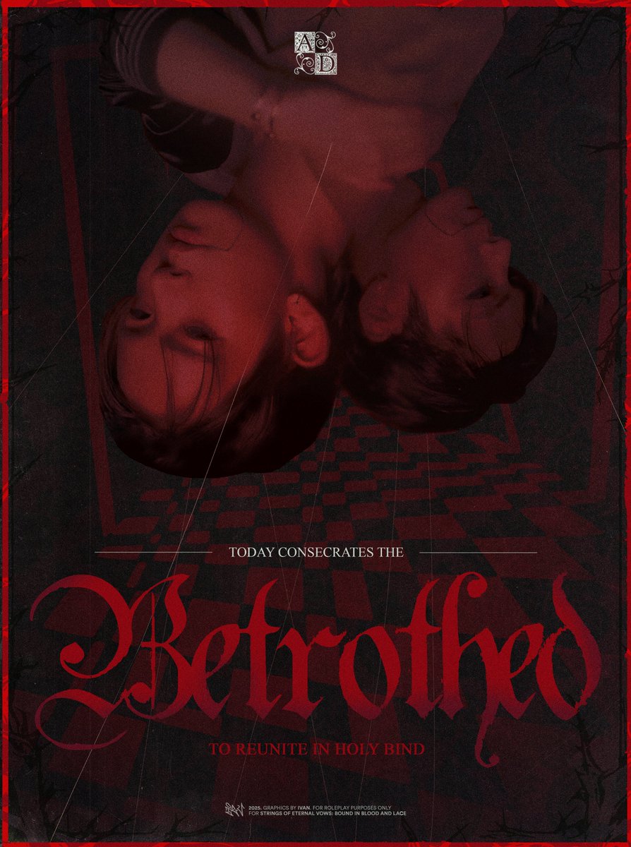 LUXNVA's tweet image. ㅤ
 
𝑻𝑶𝑫𝑨𝒀 𝑪𝑶𝑵𝑺𝑬𝑪𝑹𝑨𝑻𝑬𝑺 𝑻𝑯𝑬 𝑩𝑬𝑻𝑹𝑶𝑻𝑯𝑬𝑫.

The show is nearing its peak. Let the vows 
be witnessed. Shadows will haunt you as 
you walk down the aisle, and whispers of 
devotion will soon arise.

#TheBestDEUCEsion 
#EndlessANTONement 
#AnDeuxKasalan

ㅤ