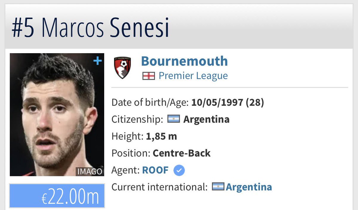 interfc's tweet image. • ملف ماركو سينسي يمثل عملية مهمة لـ إنتر والذي سيصبح لاعب حر بصيف 2026
• إنتر كان قريب من التعاقد مع المدافع الارجنتيني في 2022
• يعد مدافع #الارجنتين واحد من أفضل المدافعين في البريمييرليغ هذا الموسم ويلعب بقدمه اليسرى