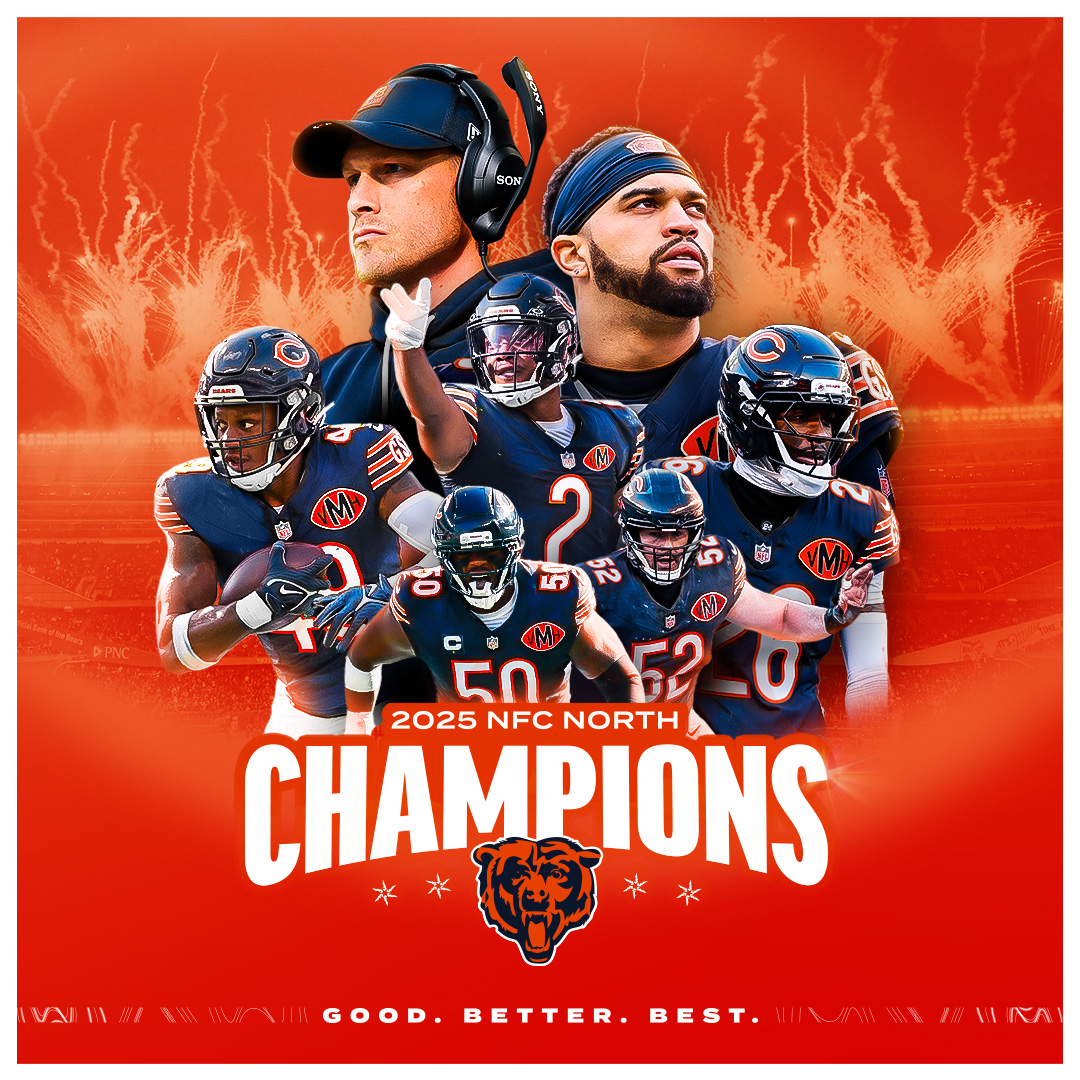 ChicagoBears's tweet image. Kings of the North 👑