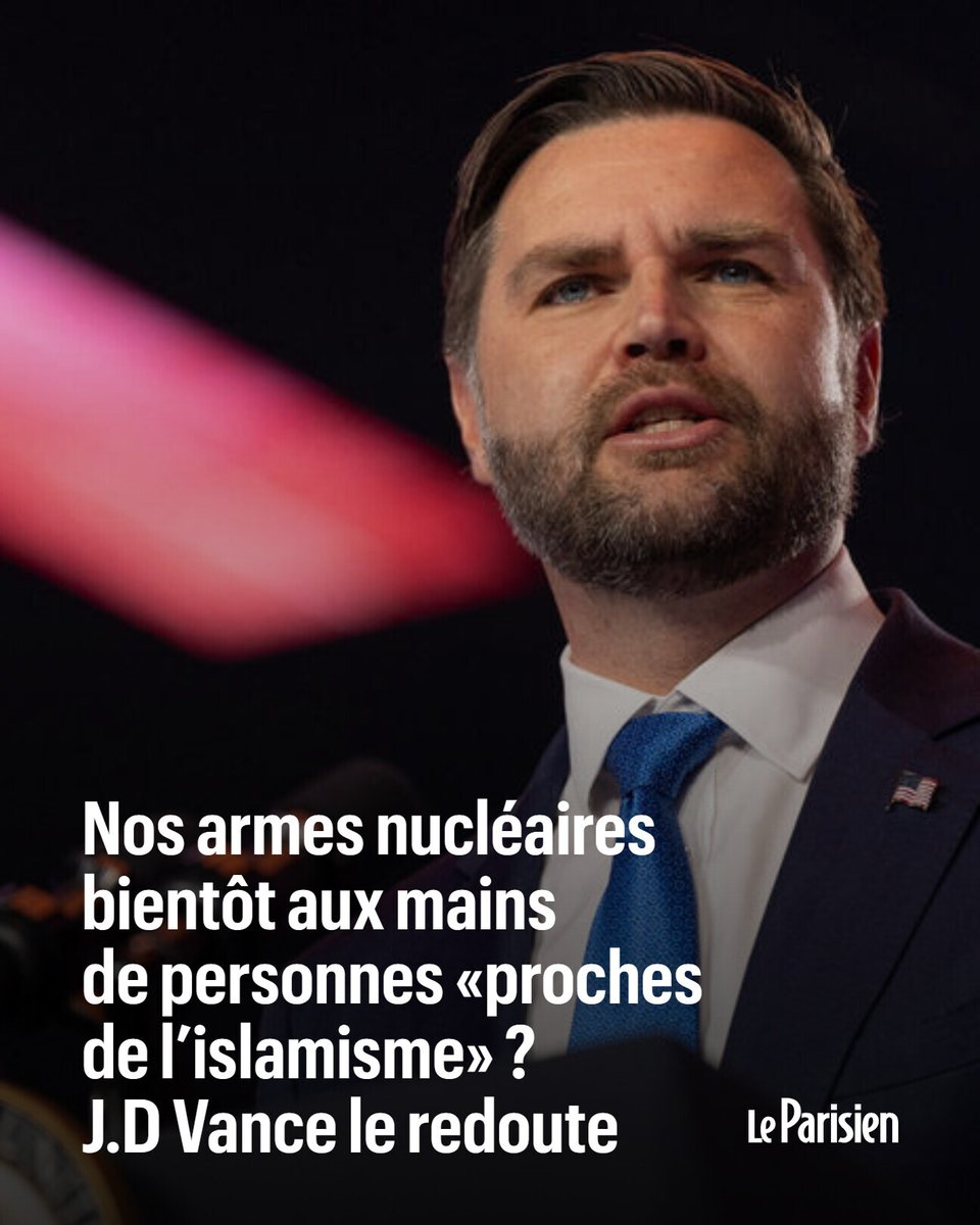 le_Parisien's tweet image. Le vice-président américain s’est inquiété d’une possible montée de l'islamisme au sein du pouvoir politique en France et au Royaume-Uni

➡️ l.leparisien.fr/h3lB