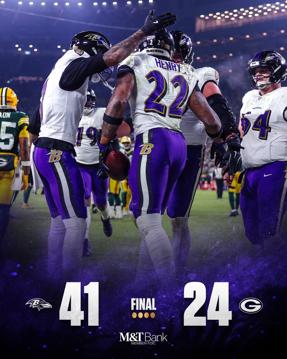 Ravens's tweet image. WHAT WE CAME TO DO