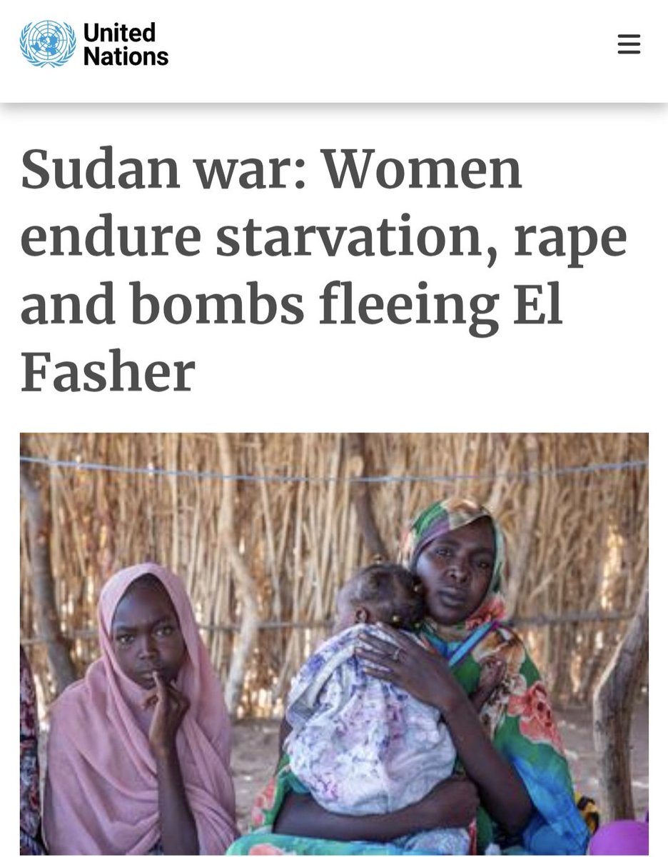 nisafeminista's tweet image. Women and little girls in Sudan are commiting su*ide to avoid being raped. In wars waged by men, it is always women and children who suffer the most.