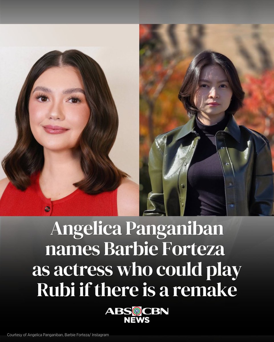 Agree? Agree!✅

Angelica Panganiban lauded Barbie Forteza's performance in "Kontrabida Academy," saying she should be next to take on the iconic bida-kontrabida role of Rubi.

READ: abs-cbn.com/entertainment/…