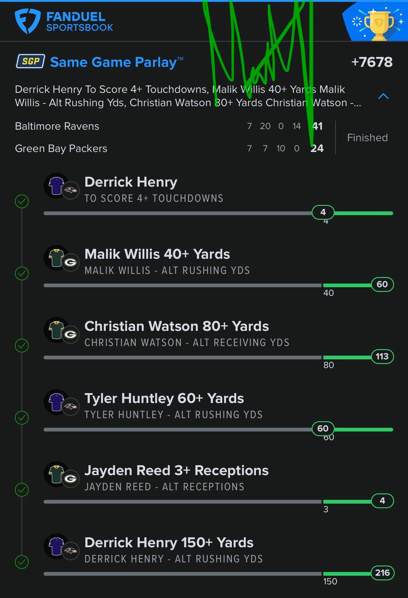 mattycoverss's tweet image. ✅ +7678 BANGG

We. Are. Primetime.🫡

Last play of the night, Live, Backs against the wall needed a W. Shoutout to the 👑 

Same time tomorrow? Sending $150 To Someone💚

Loaded Slate Tomorrow📲: dubclub.win/r/p/pri-gu3n7/…