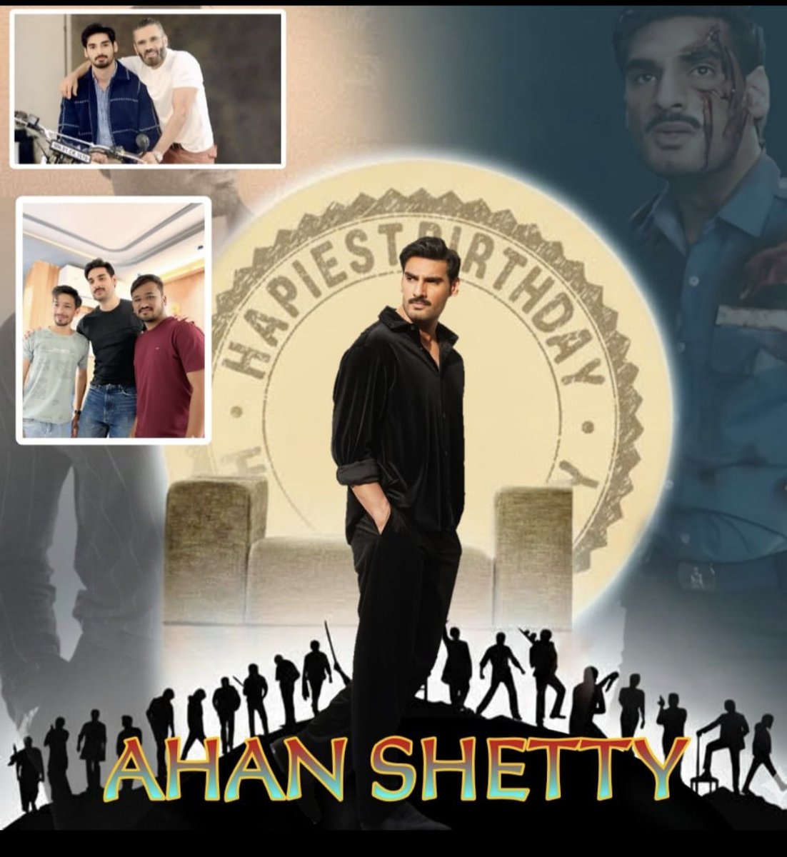 Happy Birthday Ahan Baba 
Many Many Happy Returns Of The Day 
Jio Hazaro Saal <a href="/ahanshetty28/">Ahan Shetty</a> 
#HappyBirthdayAhanshetty 
<a href="/SunielVShetty/">Suniel Shetty</a> Sir