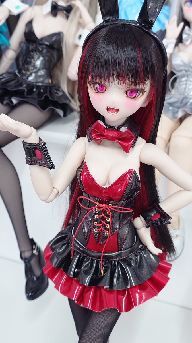 スタジオオーダーのバニー、早速着せてくれました🖤❤️𓈒𓏸