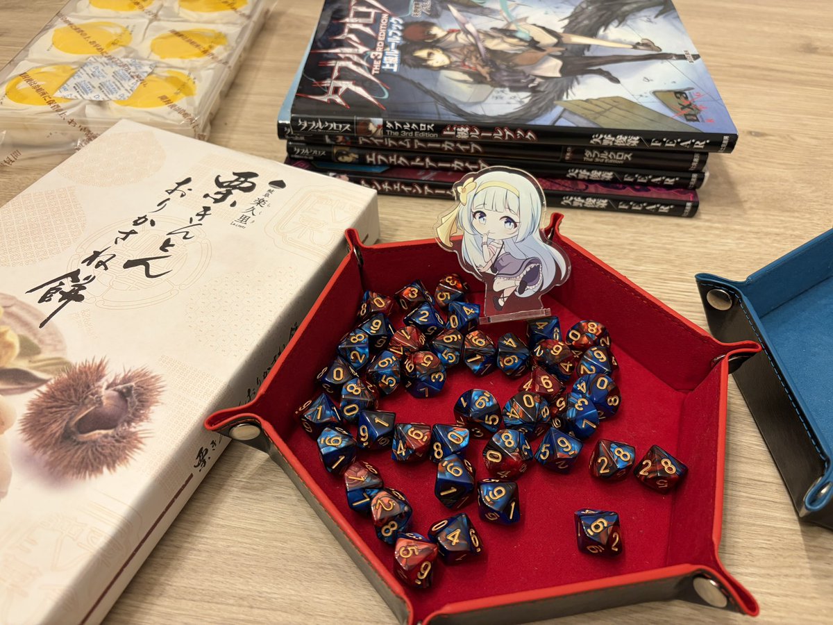 trpg_cyuiragi's tweet image. ダブルクロス、オフラインセッション始まるよー