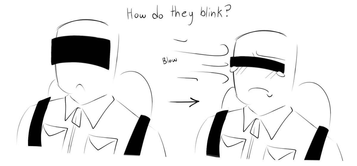 Drawing the expendable blink is like making among us fanart again (simpler design this time)