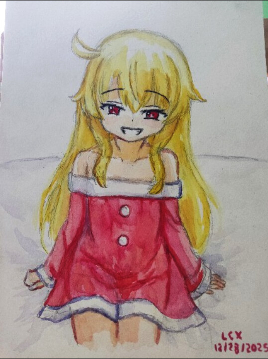 violent_cloud's tweet image. I drew Santa Nobeta #littlewitchnobeta #fanart