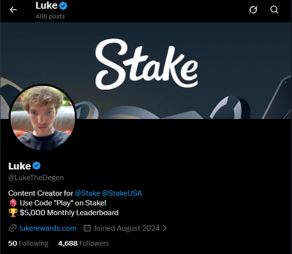 Luke tweet media