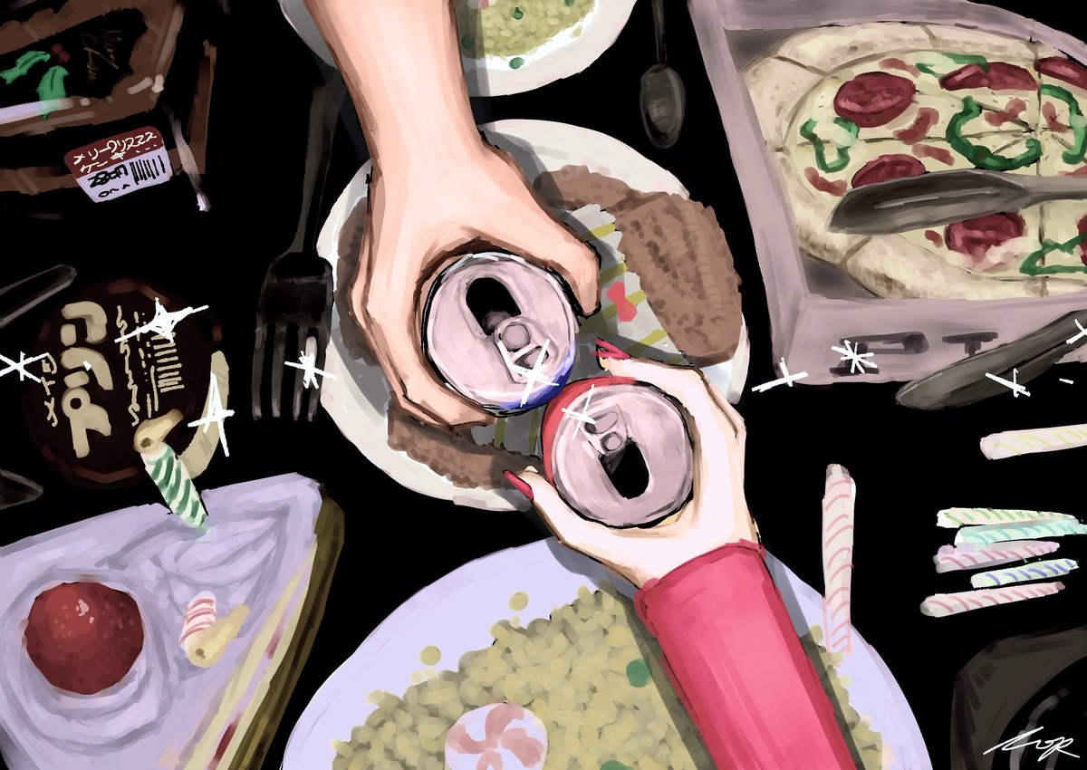 大学生のクリスマス
 #illustration  #イラスト