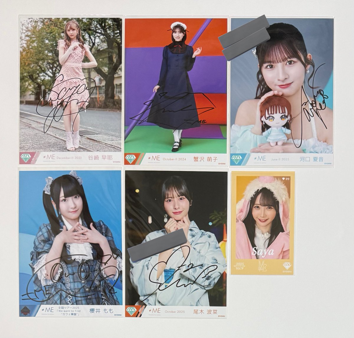 ノイミー 生写真 直筆 君を見かけた

譲：画像直筆、ミニフォトレア

求：鈴木直筆、ミニフォトレア

郵送又は以下の現場でのお取引を希望
1/24イコノイジョイ 2/23ノイミー周年

トレード トレ 交換 取引