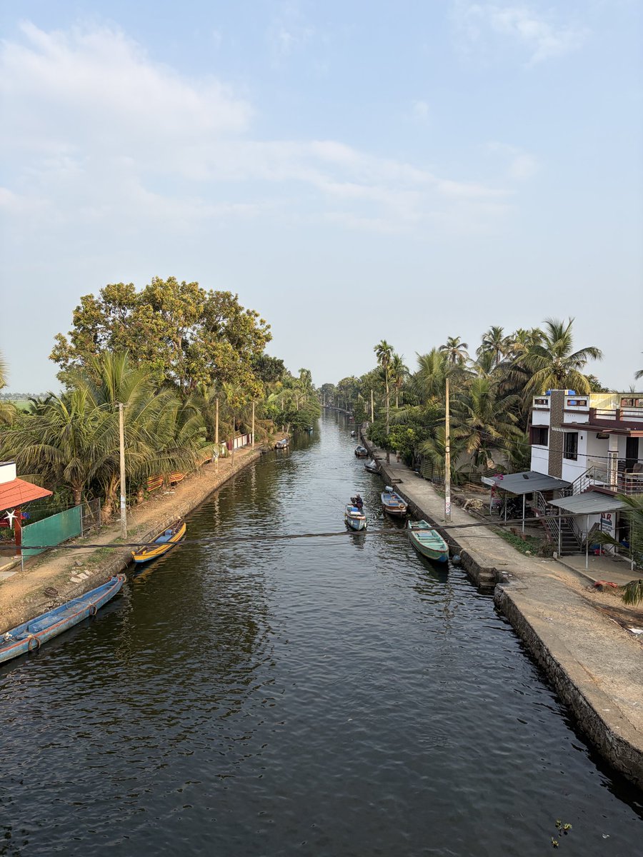 A visit to my native village &amp; 130 yr old house in Monkombu, Alleppey dist, Kerala, where my forefathers initiated Kayal cultivation. #Kuttanad region is famous for below sea level rice farming &amp; is a #GIAHS. Pollution, haphazard development &amp; climate change are current  threats