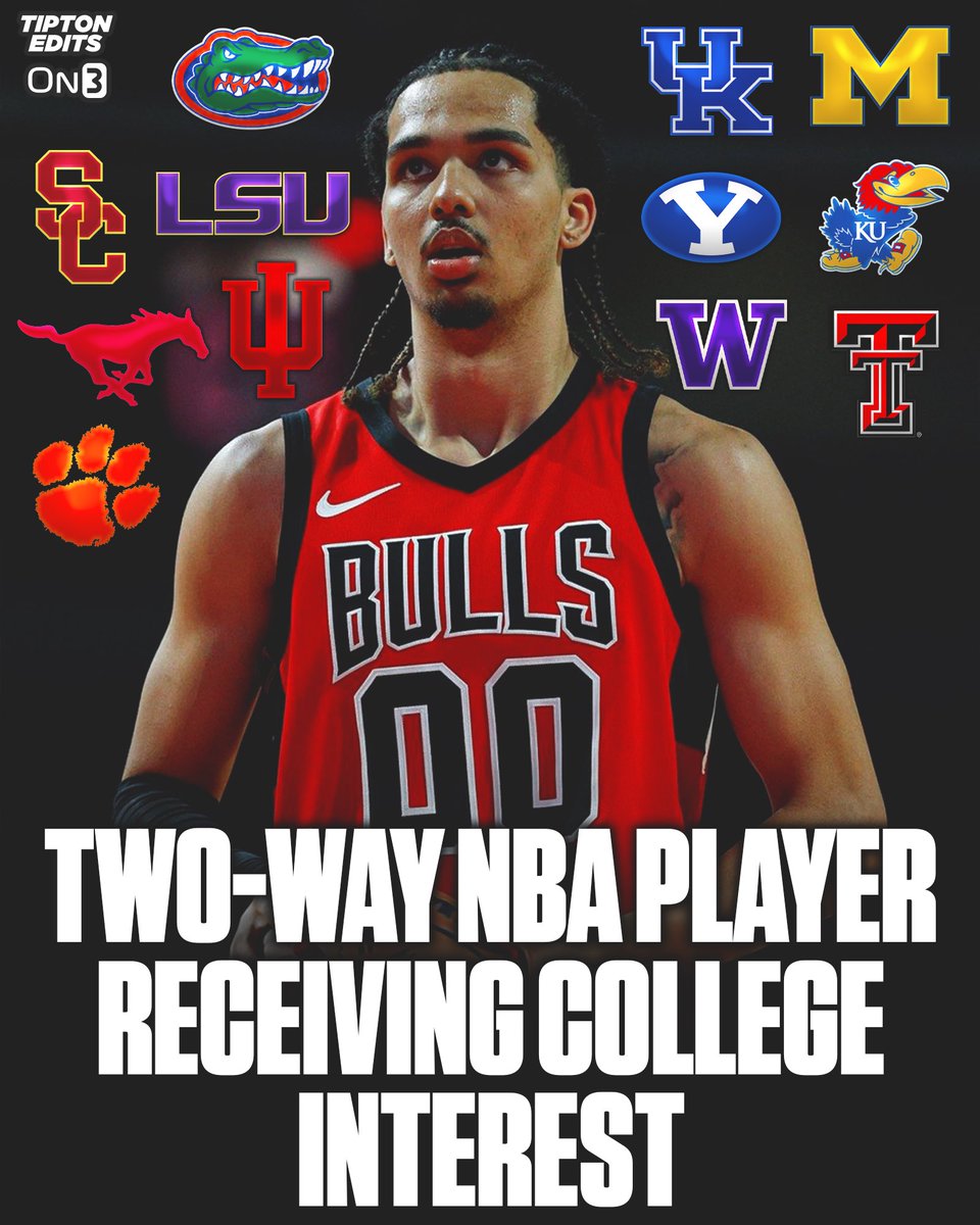 JoeTipton's tweet image. Chicago Bulls two-way player Trentyn Flowers is drawing interest from many college programs, a source told @On3sports.

The 6-foot-8 wing was a top-25 recruit in the 2023 class who initially committed to Louisville before opting for a pro career. 

Story: on3.com/news/chicago-b…