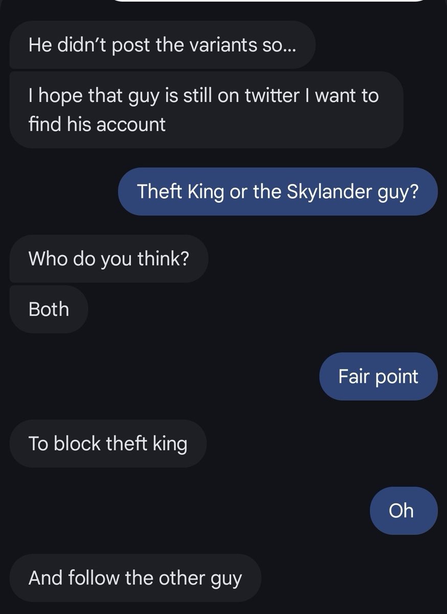 Sent this to an irl and he had the besg response
