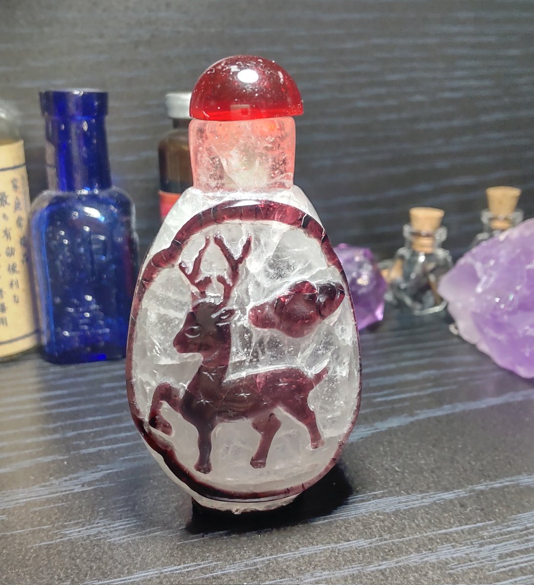 骨董市納め行ってきました 鼻煙壺という中国で清の時代に流行した