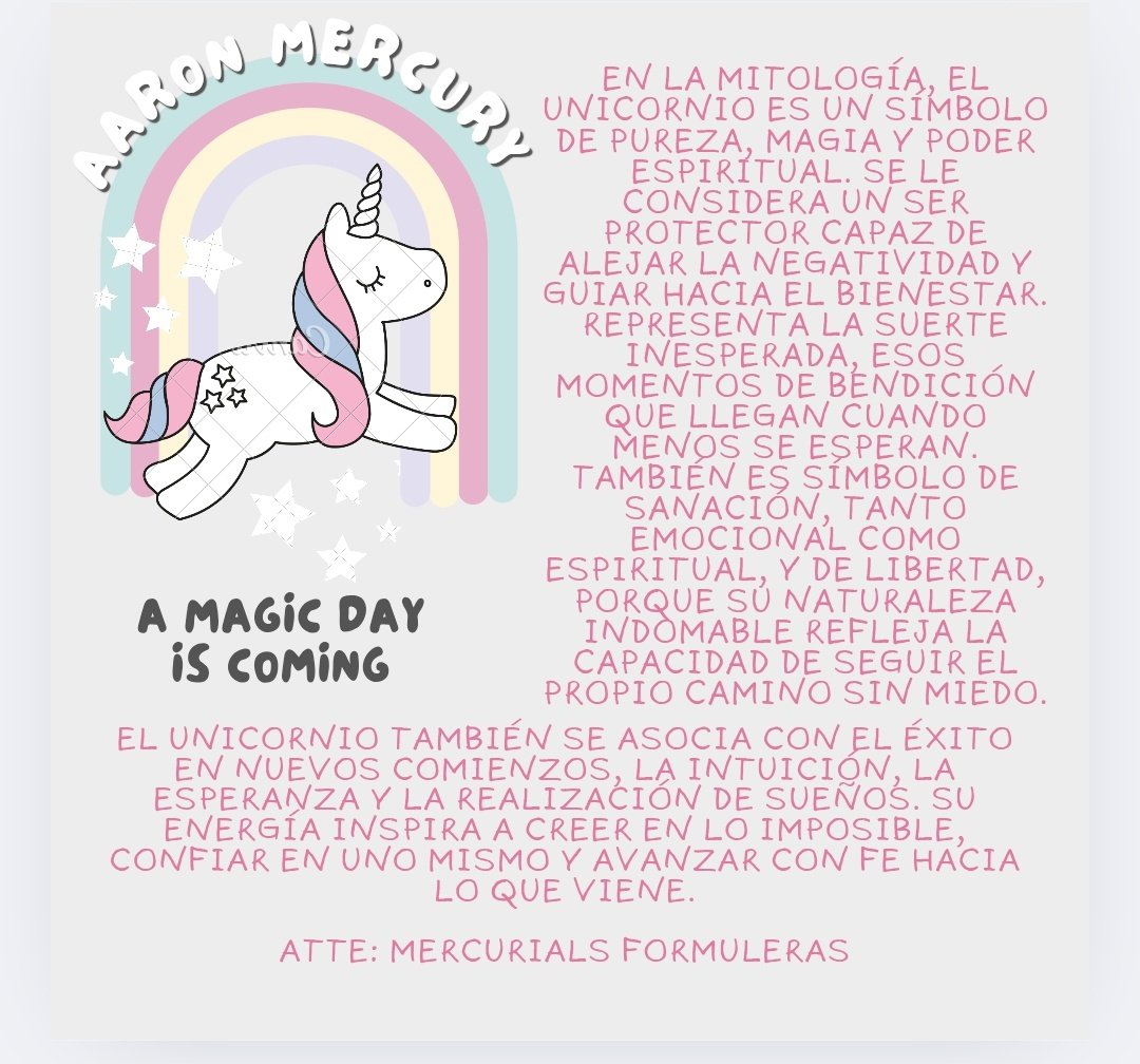 skyfvllofstrs's tweet image. YA SABEN COMPRENSE UNICORNIO PARA ALO NUEVO, AQUÍ LO QUE DECÍA LA TARJETA QUE SE LE DIÓ A AARON.