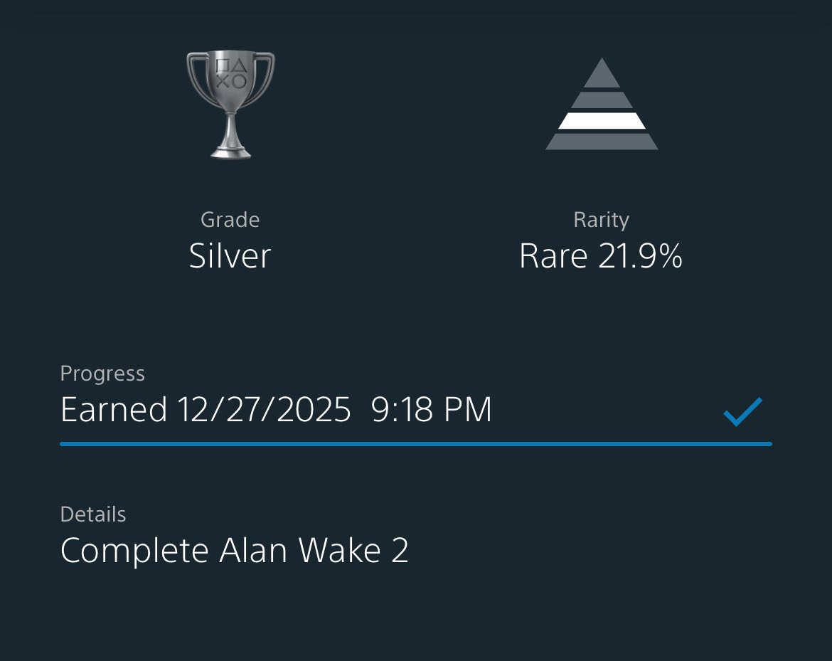 s1nick's tweet image. i finished Alan Wake 2 and WOW. the story, the music, EVERYTHING was so good. i really can’t describe my feelings on it atm but what a game. PEAK