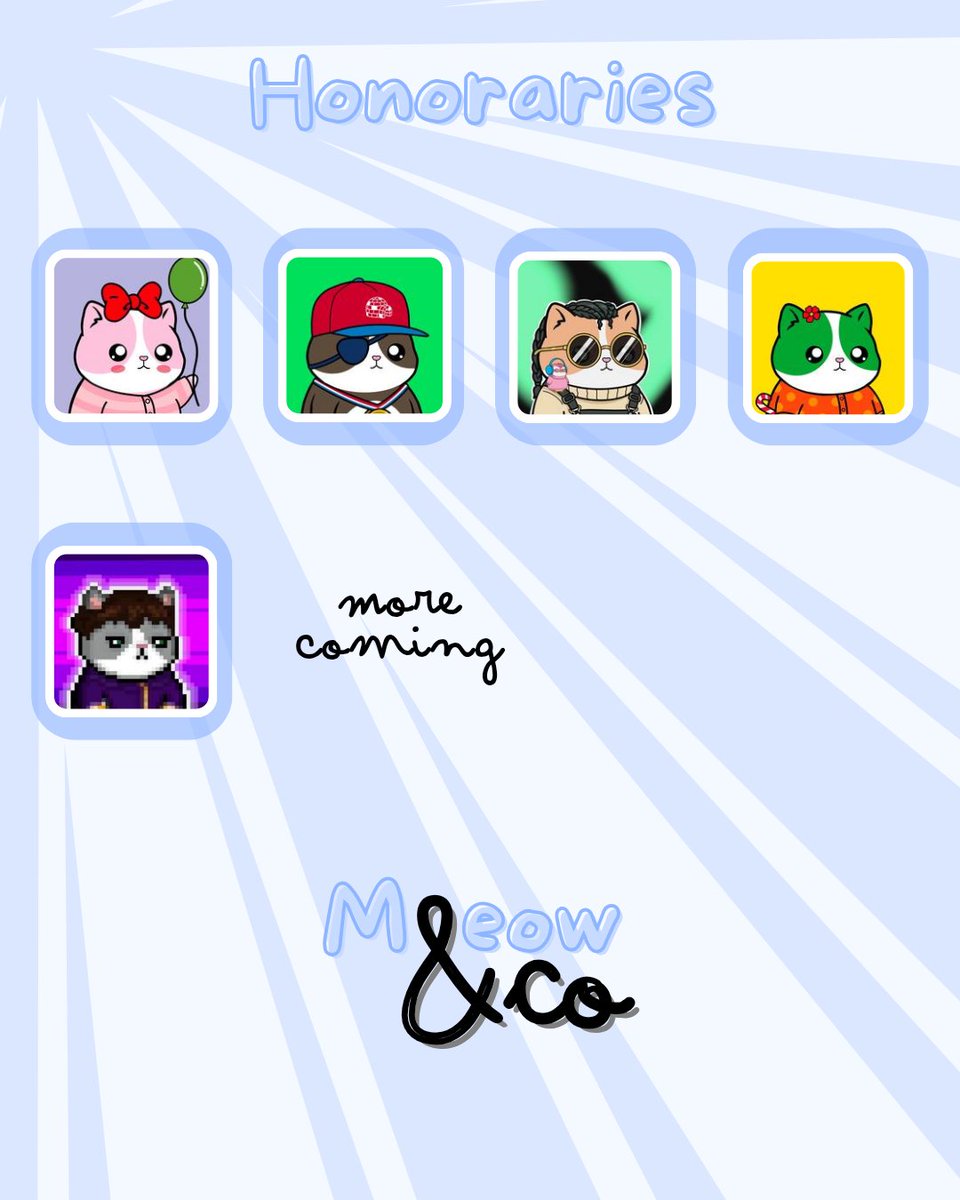 Salmansami29's tweet image. Meow Honoraries Family is growing day by day.