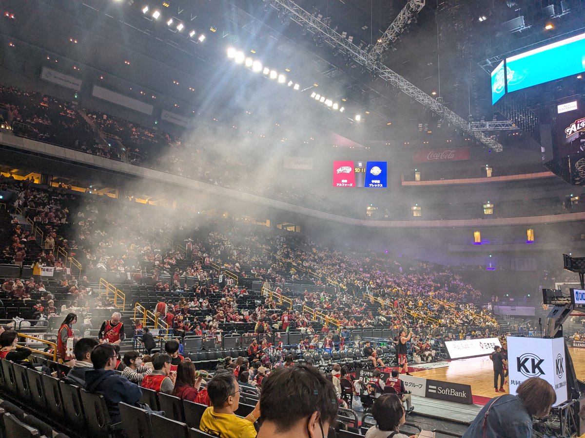 いざ決戦！

#さいたまスーパーアリーナ
#越谷アルファーズ
#宇都宮ブレックス
#Ｂリーグ