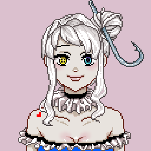 Finding my old vtuber art i still think shes cute c: