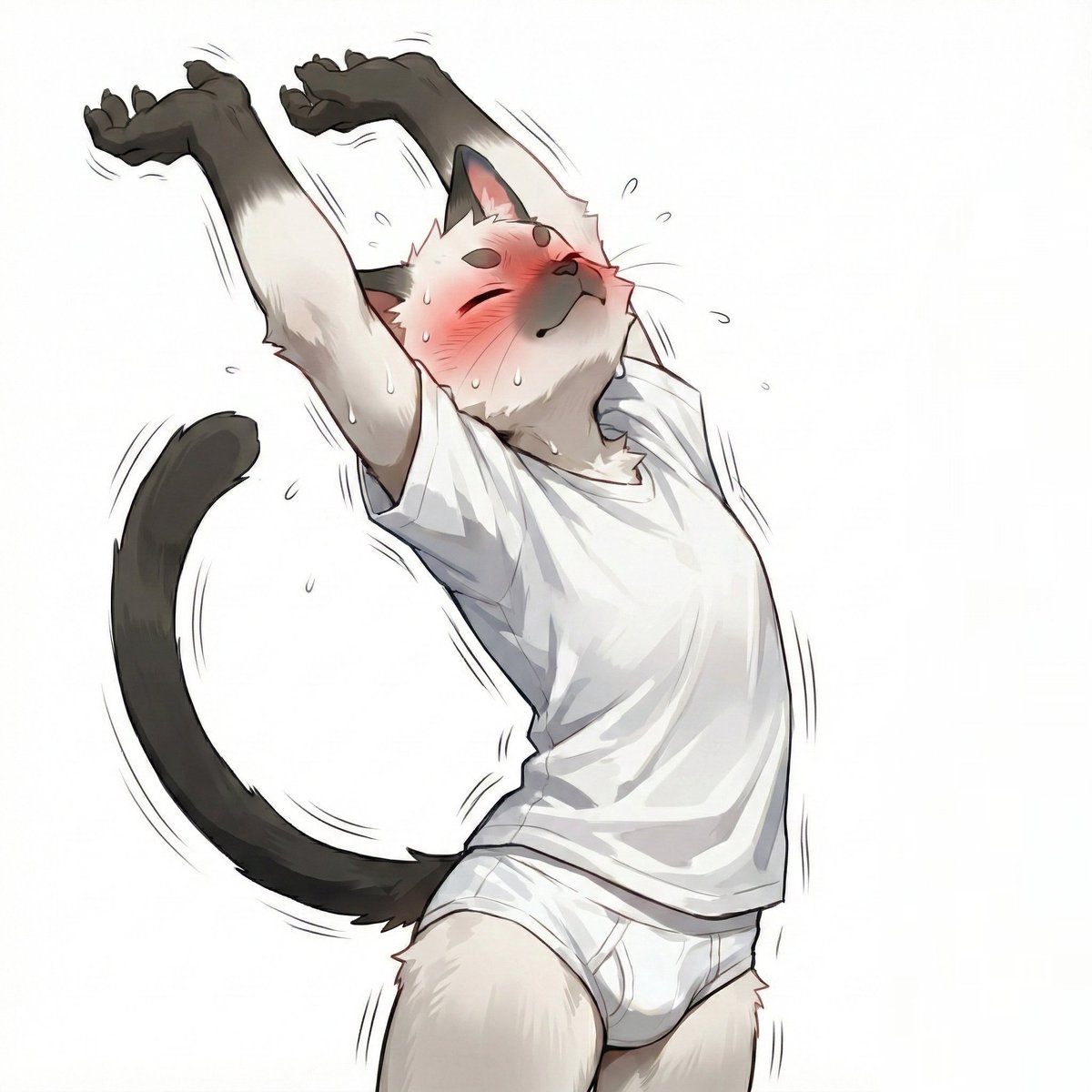 ただのストレッチですから！💦