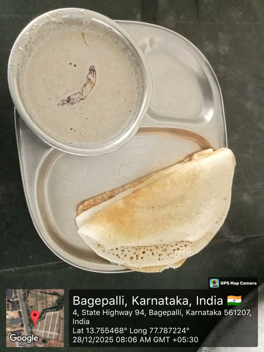 MorarjiSC52's tweet photo. Breakfast  #SocialAudit_SWDMeals #SocialWelfare_Karnataka https://t.co/DcLS4hf8sN