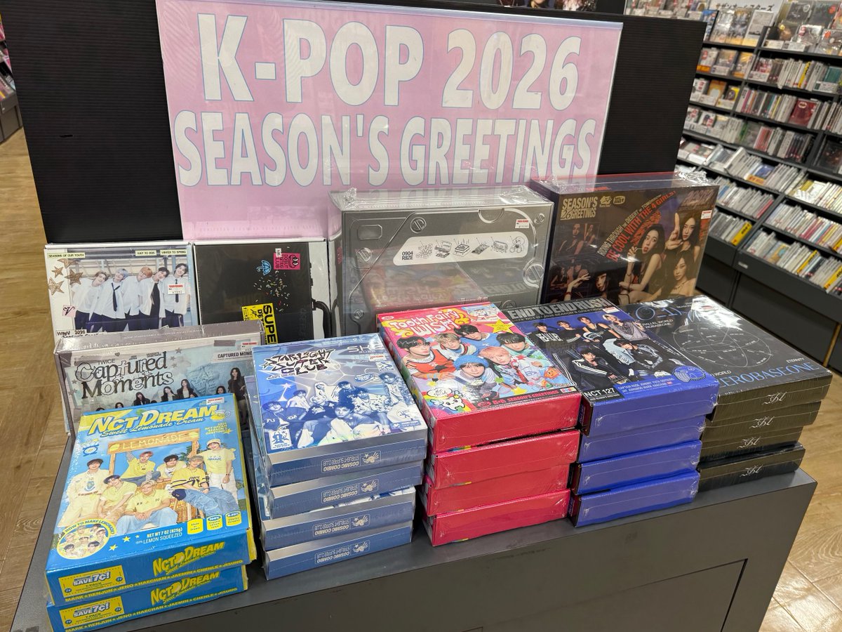 SEASONSGREETINGS】 ＼ ❄️シーグリ入荷いたしました ❄️／ #NCT127