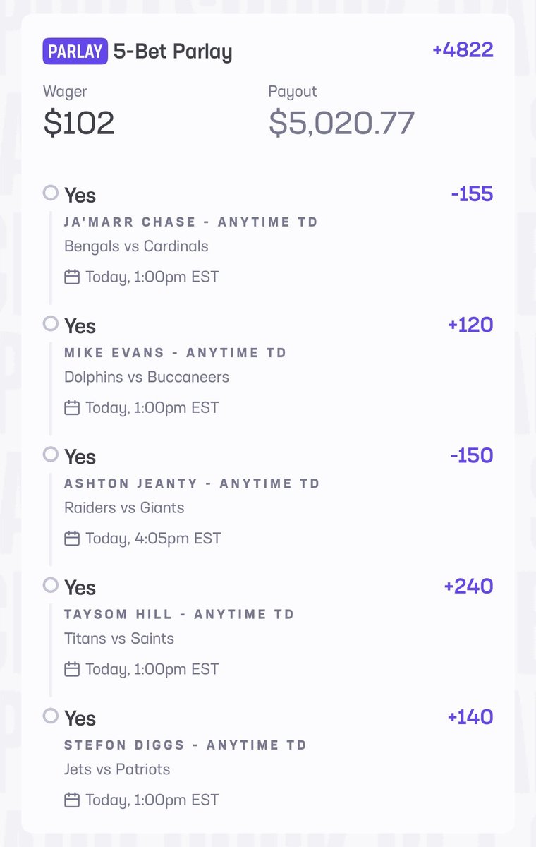 $5,000 ON WEEK 17 NEVER LOOKED BETTER
