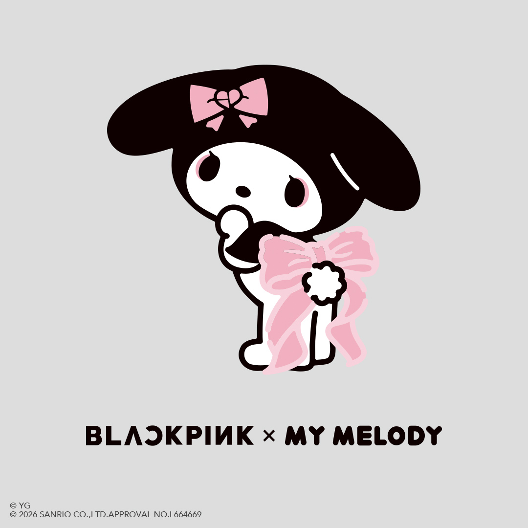 【#BLACKPINK】

 BLACKPINK × MyMelody 🖤💖🐰

日本公演開催を記念して、サンリオの
人気キャラクター「マイメロディ」との
スペシャルコラボグッズの発売が決定🐰

POP-UP STORE、ライブ会場、ECサイトで
お買い求めいただけます💝

詳細はこちら
🔗ygex.jp/blackpink/good…

#블랙핑크 #WORLDTOUR