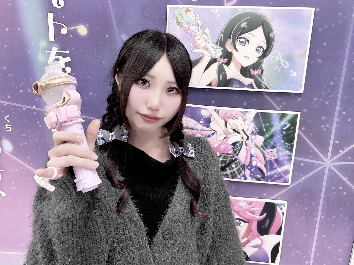 キミとアイドルプリキュア♪展 キュアキッス　メロロン　田中めろん キミプリ展 ౨ৎ🩷キミとアイドルプリキュア展🖤౨ৎ 田中めろんの姿で行ってきた