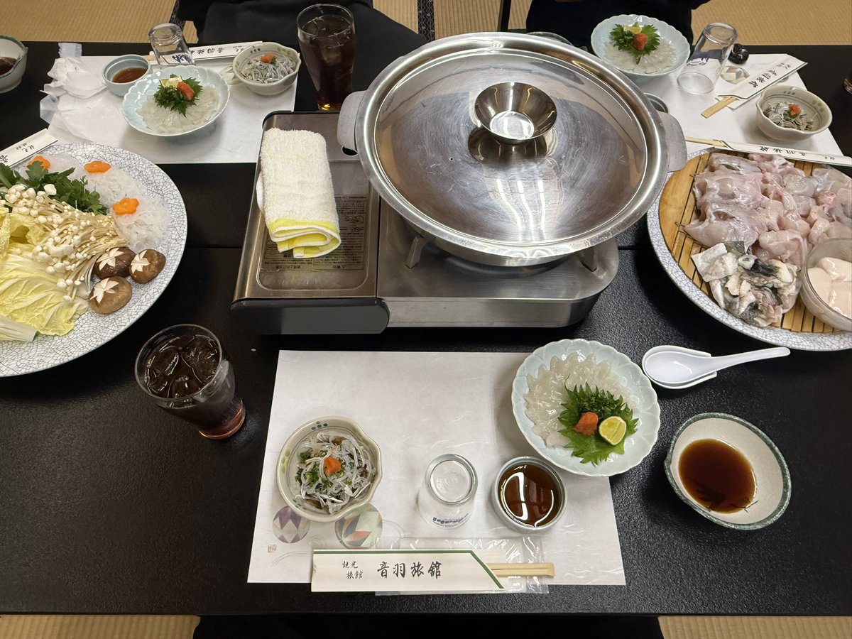 2日目ディナー🐡