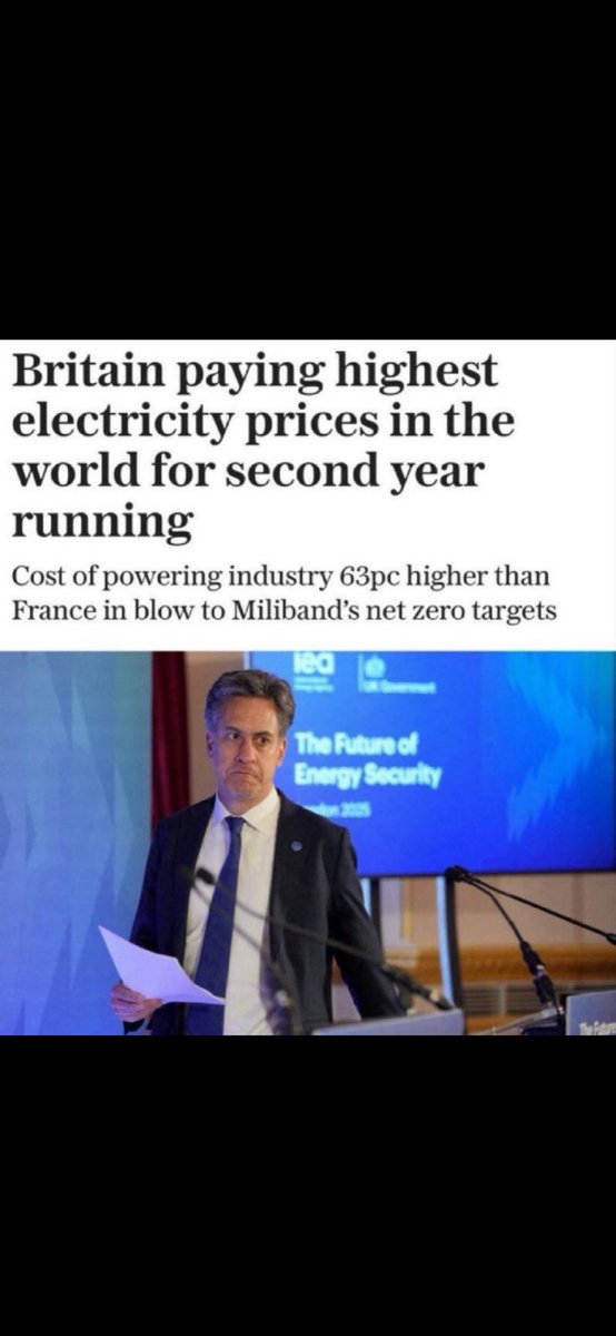 rodbishop15's tweet image. Ergo #EdMiliband is lying when he says our energy prices are set internationally. 
If they were we would all be paying the same. 
UK gas is currently set at 73ppt. The European rate is 28ppt. 
When are we going to hold this liar to account? 
#NetZero