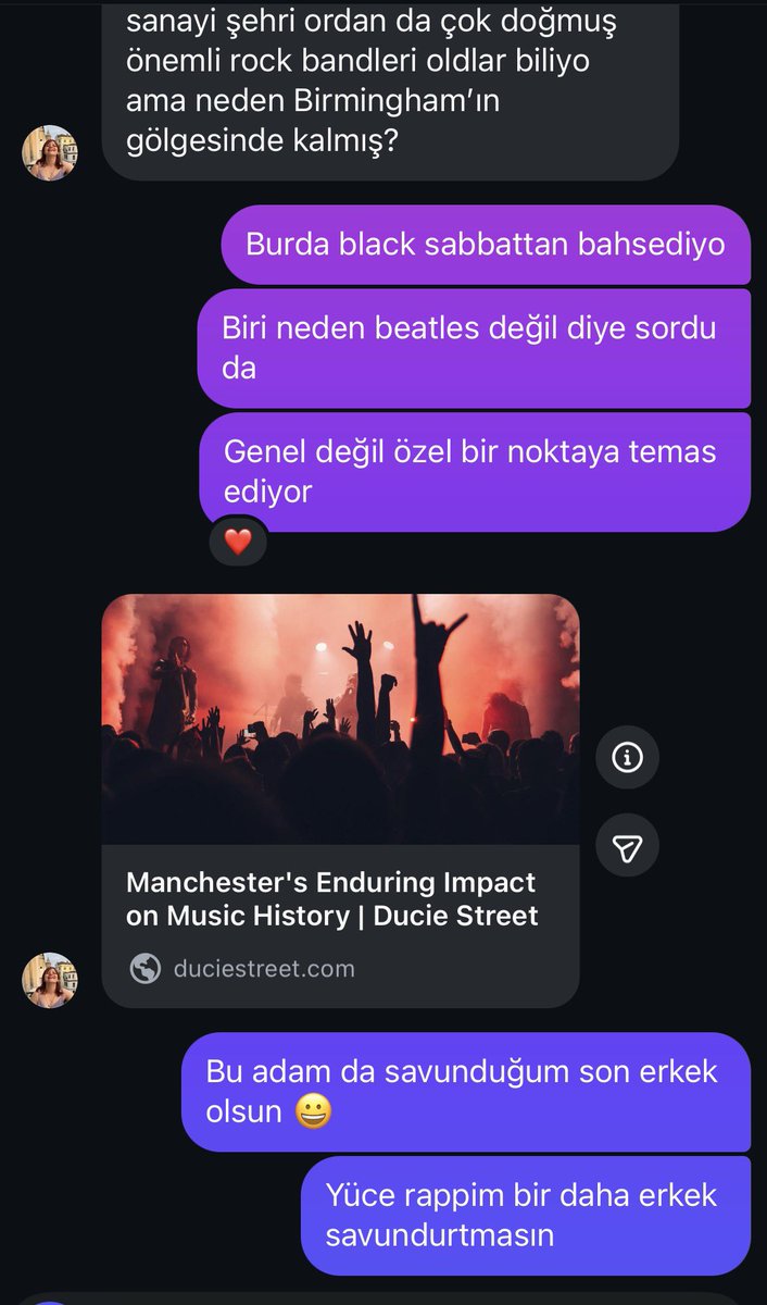 Bizim her türlü muhabbetin geldiği son nokta…