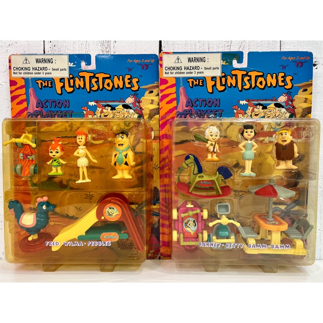 90年代 #ハンナバーベラ #原始家族フリントストーン フィギュアプレイ