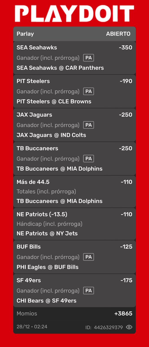 Hermanos_picks's tweet photo. 2 parlays soñadores a ver si pegamos algo, aún quedan 2 semanas 🤧 https://t.co/DzFeqJa5Rf