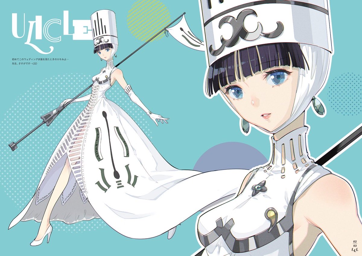 ②FSS本『E.F.F.』
B5サイズ12P 
ファイブスター物語のファンアート本です。
お気に入りのファティマのイラストを描いています

『E.F.F.』通販
melonbooks.co.jp/detail/detail.…