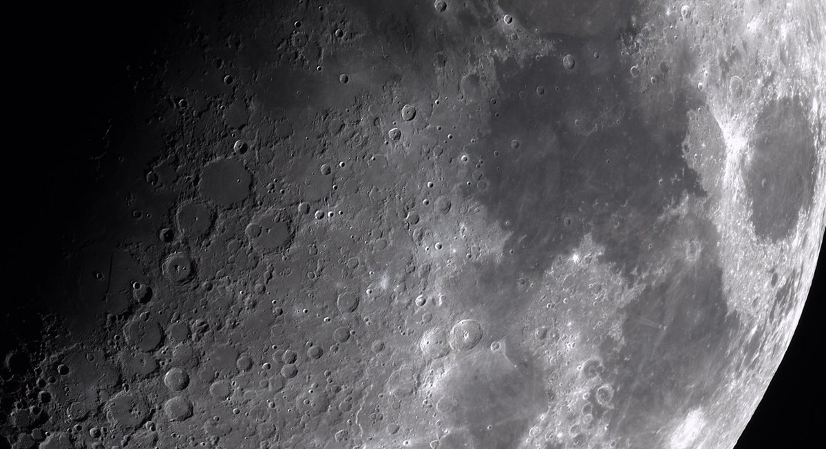 今日の月 月齢 8.25 DOB8GOTO＆Neptune_CⅡ AS!3 Regi6 上弦の月の拡大撮影