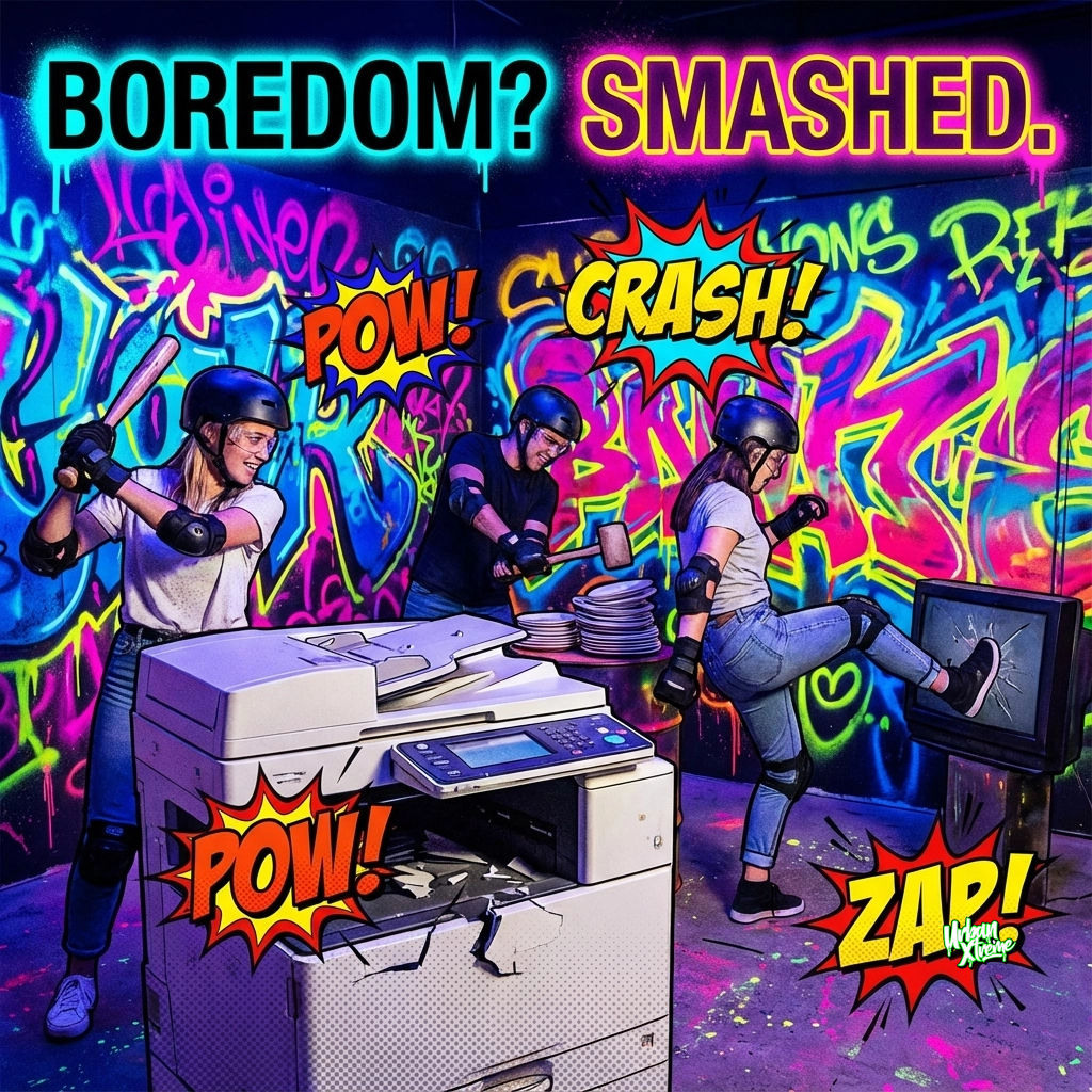 Gen Z: Bored of scrolling? Grab your mates for axe throwing, rage rooms, airsoft, or retro arcade battles at Urban Xtreme. Real connection, real laughs, and never a dull moment. Make your weekend legendary( book now!) #GenZ #UrbanXtremeColchester