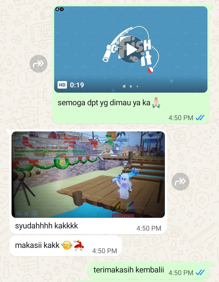 gift in game ready trs yaa, berlaku di semua map yg itemnya bisa digift