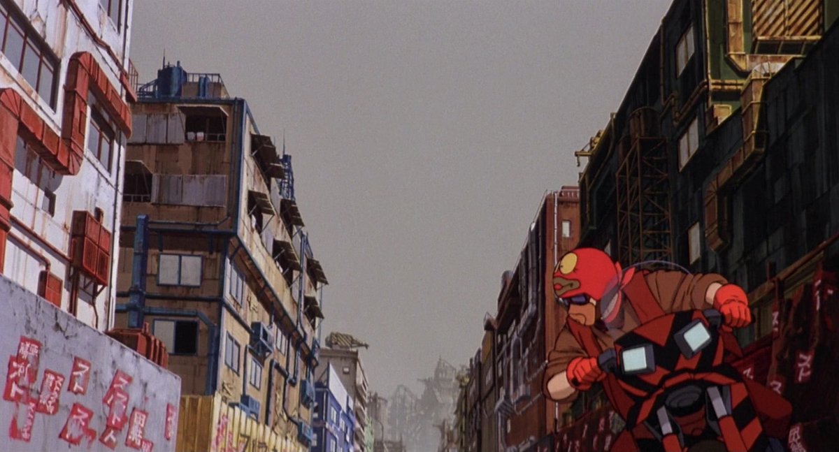 SciFiArchives's tweet image. Cityscapes in AKIRA (1988)