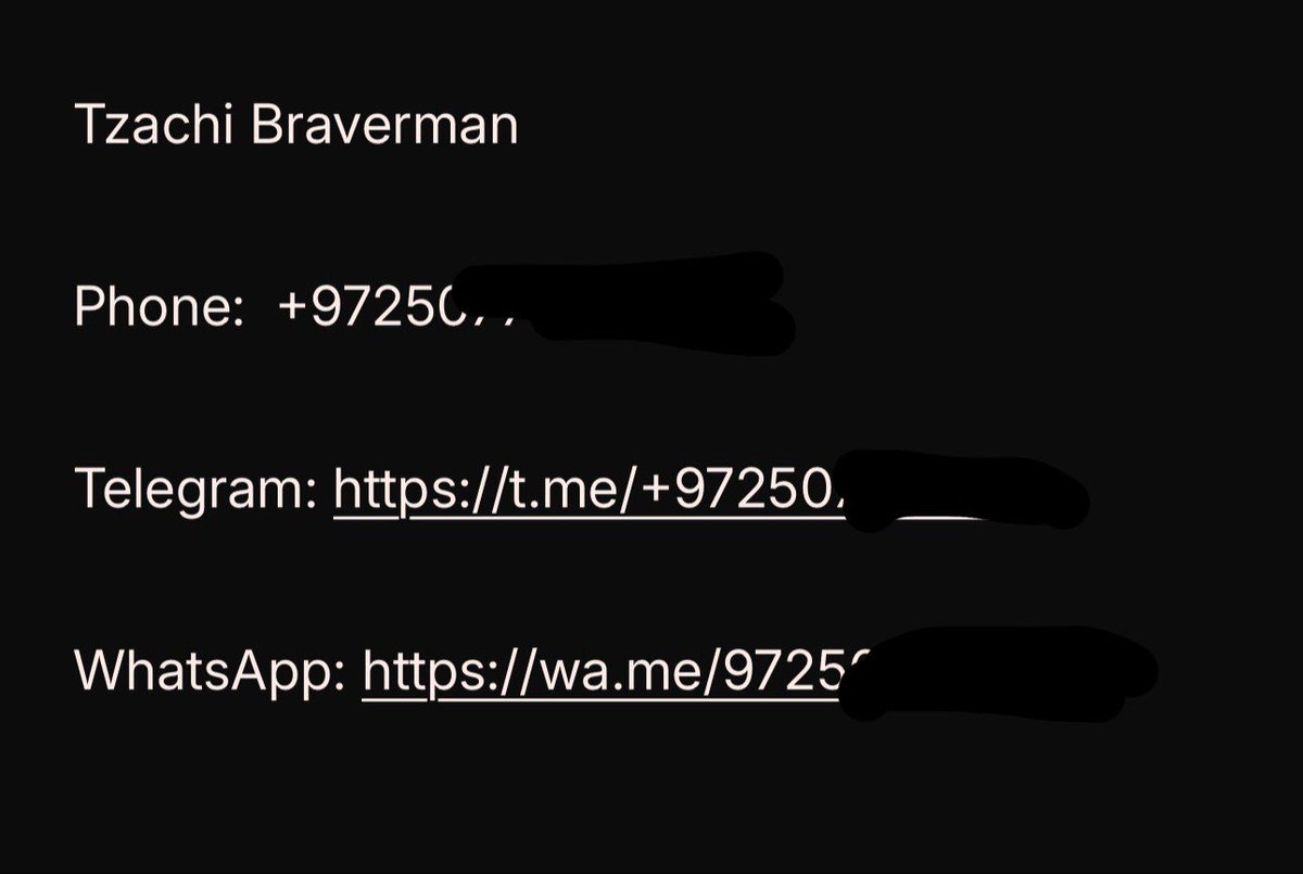 warfareanalysis's tweet image. ⚡️The hacker group Handala has just published the phone number of Tzachi Braverman, Netanyahu’s chief of staff along with a 107-page PDF that the group says its his phone contacts and screenshots of conversations.

The group also released videos and additional documents.