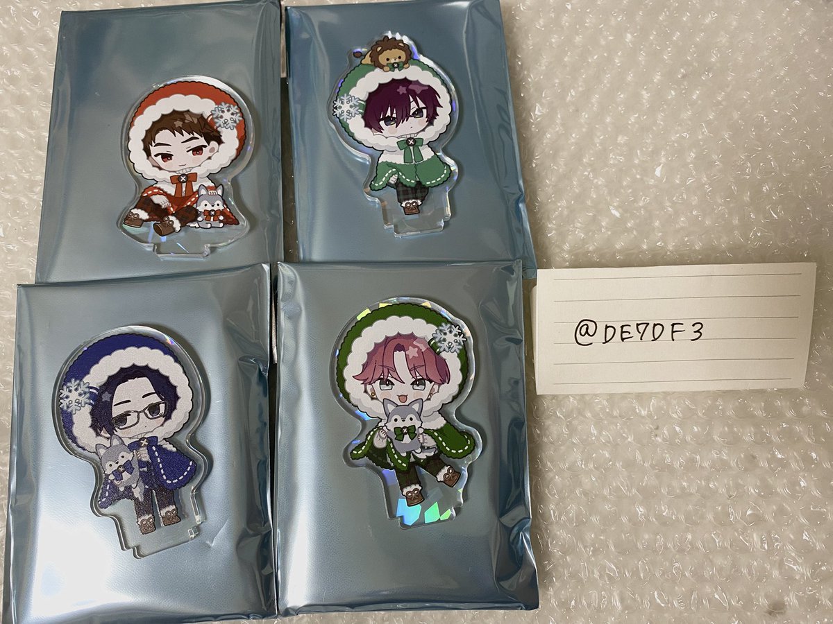 DE7DF3's tweet photo. 【交換･譲渡】
ブレマイ アニメイト winter fair  アクスタ

譲：新開･恩田･節見･相沢

求：麻波･神家1

📍恩田は麻波との交換のみ
その他キャラは譲渡可能です。
交換優先のため、譲渡のお声掛けはお返事までお時間いただきます。

お気軽にお声掛けください！ https://t.co/J9oOL75Gqz