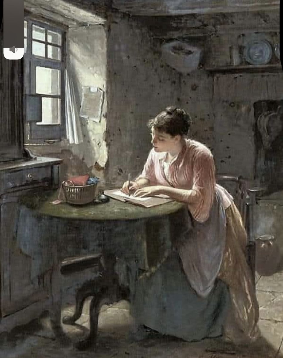 gokc22299's tweet image. .
silent fire burns bright
longing's red hue
waiting for a touch

.
#haiku
#haikuchallenge
#poetry

.
Haynes King 
(1831 - 1904),
The love letter.
.