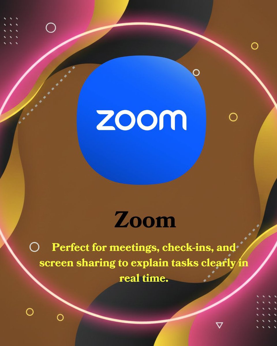 Verlalo29's tweet photo. Clear communication makes remote work easier for everyone.
These are some of the tools that help keep tasks organized, messages clear, and collaboration smooth. 🤝✨ 

#RemoteCommunication 
#VirtualAssistantTools 
#WorkFromAnywhere 
#EfficientCollaboration https://t.co/5LrzAy42mF