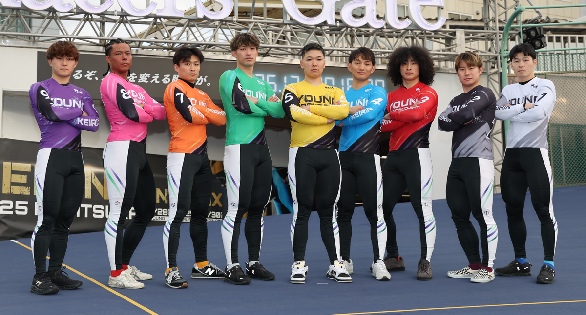 平塚競輪 ヤンググランプリ ユニフォーム 2番車 トレーディングカード