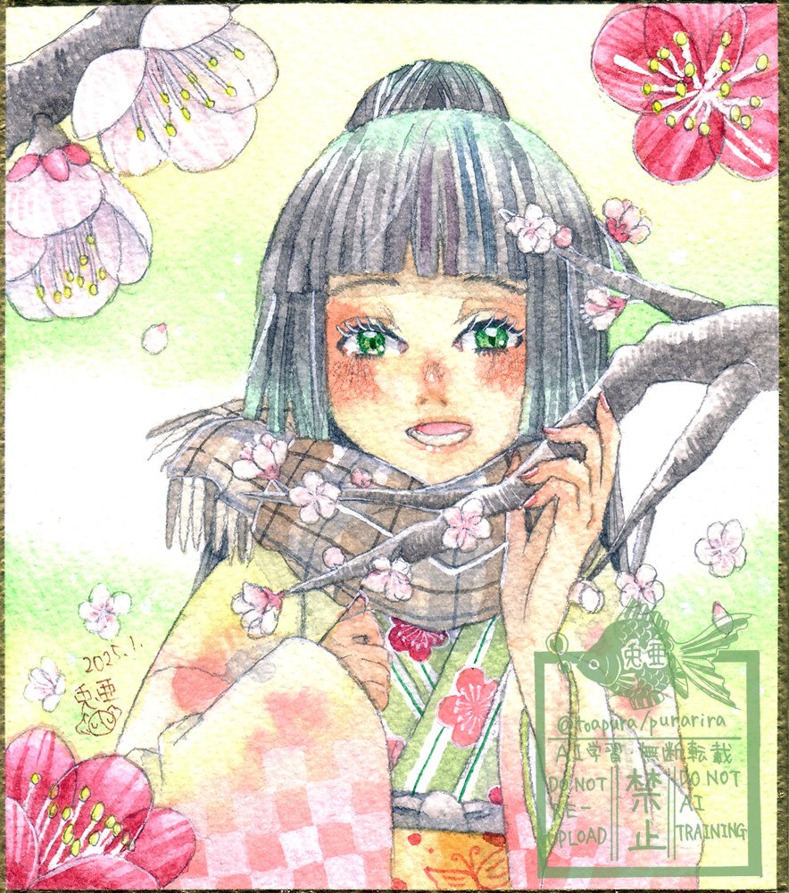 2025年自分が選ぶ今年の4枚 どれが今年描いたのかもう思い出せない