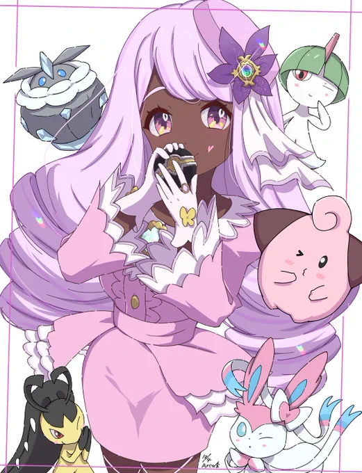 来月もがんばりまぁす #今月描いたイラストを晒そう