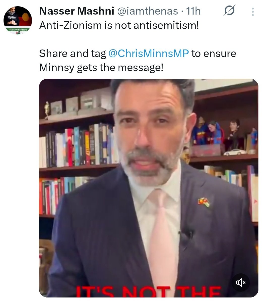 Who the fuck is <a href="/iamthenas/">Nasser Mashni</a> to tell the world that 'anti-Zionism' is not 'antisemitism?'. 

He wants you to believe that, so he and his death-marching, Zionist bashing, pro-Palestine buddies can continue calling for 'Death to Zionists' with impunity.

Let's make it very clear,